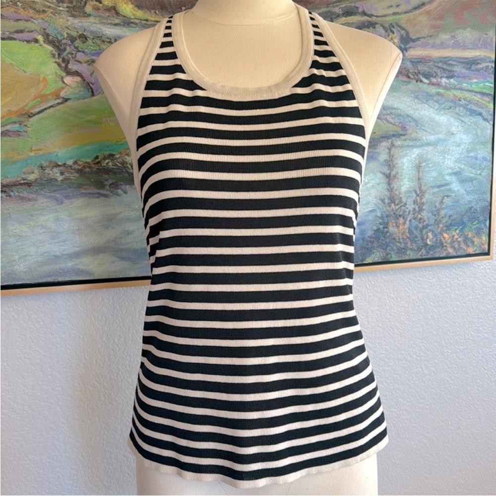 Max Mara Striped Halter Tank